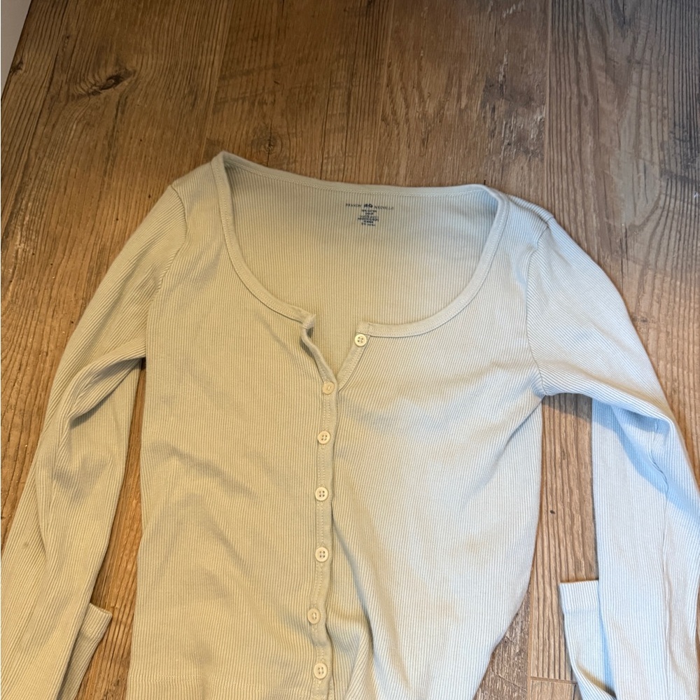 Brandy Melville Light Green Long Sleeve